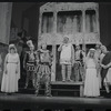 Paul Hartman, Justine Johnston, Adair McGowen, Jerry Lester, Arnold Stang and Edward Everett Horton in the 1964 national touring stage production A Funny Thing Happened on the Way to the Forum