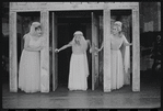 Justine Johnston, Arnold Stang and Donna McKechnie in the 1964 national tour of the stage production A Funny Thing Happened on the Way to the Forum