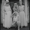 Justine Johnston, Arnold Stang, Jerry Lester and Donna McKechnie in the 1964 national touring stage production A Funny Thing Happened on the Way to the Forum