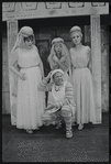 Justine Johnston, Arnold Stang, Jerry Lester and Donna McKechnie in the 1964 national touring stage production A Funny Thing Happened on the Way to the Forum