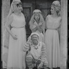 Justine Johnston, Jerry Lester, Arnold Stang and Donna McKechnie in the 1964 national touring stage production A Funny Thing Happened on the Way to the Forum