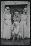 Justine Johnston, Jerry Lester, Arnold Stang and Donna McKechnie in the 1964 national tour of the stage production A Funny Thing Happened on the Way to the Forum