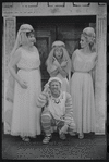 Justine Johnston, Jerry Lester, Arnold Stang and Donna McKechnie in the 1964 national touring stage production A Funny Thing Happened on the Way to the Forum