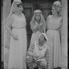 Justine Johnston, Jerry Lester, Arnold Stang and Donna McKechnie in the 1964 national touring stage production A Funny Thing Happened on the Way to the Forum