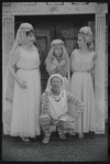 Justine Johnston, Jerry Lester, Arnold Stang and Donna McKechnie in the 1964 national tour of the stage production A Funny Thing Happened on the Way to the Forum