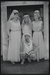 Justine Johnston, Jerry Lester, Arnold Stang and Donna McKechnie in the 1964 national touring stage production A Funny Thing Happened on the Way to the Forum
