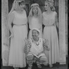 Justine Johnston, Arnold Stang, Jerry Lester and Donna McKechnie in the 1964 national touring stage production A Funny Thing Happened on the Way to the Forum