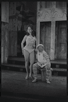 Jerry Lester and unidentified in the 1964 National tour of the stage production A Funny Thing Happened on the Way to the Forum