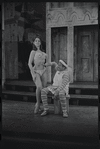 Jerry Lester and unidentified in the 1964 National tour of the stage production A Funny Thing Happened on the Way to the Forum