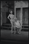 Jerry Lester and unidentified in the 1964 National tour of the stage production A Funny Thing Happened on the Way to the Forum