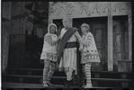 Jerry Lester, Edward Everett Horton and Arnold Stang in the 1964 National tour of the stage production A Funny Thing Happened on the Way to the Forum