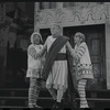 Jerry Lester, Edward Everett Horton and Arnold Stang in the 1964 National tour of the stage production A Funny Thing Happened on the Way to the Forum