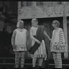 Jerry Lester, Edward Everett Horton and Arnold Stang in the 1964 National tour of the stage production A Funny Thing Happened on the Way to the Forum