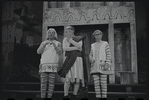 Jerry Lester, Edward Everett Horton and Arnold Stang in the 1964 national touring stage production A Funny Thing Happened on the Way to the Forum