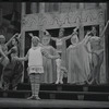 Jerry Lester and unidentified others in the 1964 national touring stage production A Funny Thing Happened on the Way to the Forum