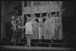 Jerry Lester and unidentified others in the 1964 National tour of the stage production A Funny Thing Happened on the Way to the Forum