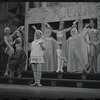 Jerry Lester and unidentified others in the 1964 National tour of the stage production A Funny Thing Happened on the Way to the Forum