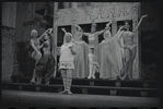 Jerry Lester and unidentified others in the 1964 National tour of the stage production A Funny Thing Happened on the Way to the Forum