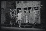 Jerry Lester and unidentified others in the 1964 National tour of the stage production A Funny Thing Happened on the Way to the Forum