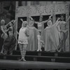 Jerry Lester and unidentified others in the 1964 National tour of the stage production A Funny Thing Happened on the Way to the Forum