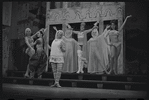 Jerry Lester and unidentified others in the 1964 National tour of the stage production A Funny Thing Happened on the Way to the Forum