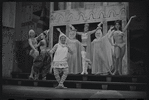 Jerry Lester and unidentified others in the 1964 National tour of the stage production A Funny Thing Happened on the Way to the Forum