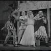 Adair McGowen, Paul Hartman, Arnold Stang and Edward Everett Horton in the 1964 national touring stage production A Funny Thing Happened on the Way to the Forum