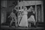 Adair McGowen, Paul Hartman, Arnold Stang and Edward Everett Horton in the 1964 national touring stage production A Funny Thing Happened on the Way to the Forum