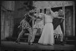 Adair McGowan, Paul Hartman, Arnold Stang and Edward Everett Horton in the 1964 National tour of the stage production A Funny Thing Happened on the Way to the Forum