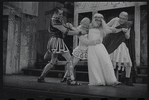 Adair McGowen, Paul Hartman, Arnold Stang and Edward Everett Horton in the 1964 national touring stage production A Funny Thing Happened on the Way to the Forum