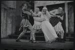 Adair McGowan, Paul Hartman, Arnold Stang and Edward Everett Horton in the 1964 National tour of the stage production A Funny Thing Happened on the Way to the Forum