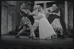 Adair McGowen, Paul Hartman, Arnold Stang and Edward Everett Horton in the 1964 national touring stage production A Funny Thing Happened on the Way to the Forum