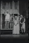 Jerry Lester, Arnold Stang, Edward Everett Horton and unidentified others in the 1964 national touring stage production A Funny Thing Happened on the Way to the Forum