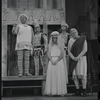 Jerry Lester, Arnold Stang, Edward Everett Horton and unidentified others in the 1964 national touring stage production A Funny Thing Happened on the Way to the Forum