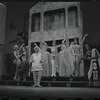 Jerry Lester, Erik Rhodes and unidentified others in the 1964 National tour of the stage production A Funny Thing Happened on the Way to the Forum