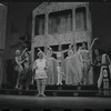 Jerry Lester, Erik Rhodes and unidentified others in the 1964 national touring stage production A Funny Thing Happened on the Way to the Forum
