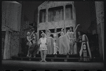 Jerry Lester, Erik Rhodes and unidentified others in the 1964 national touring stage production A Funny Thing Happened on the Way to the Forum