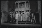 Jerry Lester, Erik Rhodes and unidentified others in the 1964 national touring stage production A Funny Thing Happened on the Way to the Forum