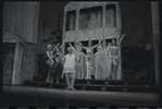 Jerry Lester and unidentified others in the 1964 National tour of the stage production A Funny Thing Happened on the Way to the Forum