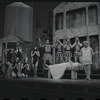 Adair McGowan, Donna McKechnie, Jerry Lester and unidentified others in the 1964 National tour of the stage production A Funny Thing Happened on the Way to the Forum