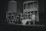 Adair McGowan, Donna McKechnie, Jerry Lester and unidentified others in the 1964 National tour of the stage production A Funny Thing Happened on the Way to the Forum