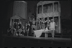 Adair McGowan, Donna McKechnie, Jerry Lester and unidentified others in the 1964 National tour of the stage production A Funny Thing Happened on the Way to the Forum