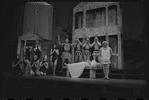 Adair McGowan, Donna McKechnie, Jerry Lester and unidentified others in the 1964 National tour of the stage production A Funny Thing Happened on the Way to the Forum