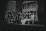 Adair McGowen, Donna McKechnie, Jerry Lester and unidentified others in the 1964 national touring stage production A Funny Thing Happened on the Way to the Forum