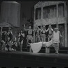 Adair McGowan, Donna McKechnie, Jerry Lester and unidentified others in the 1964 National tour of the stage production A Funny Thing Happened on the Way to the Forum