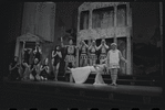 Adair McGowan, Donna McKechnie, Jerry Lester and unidentified others in the 1964 National tour of the stage production A Funny Thing Happened on the Way to the Forum