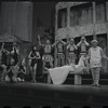 Adair McGowan, Donna McKechnie, Jerry Lester and unidentified others in the 1964 National tour of the stage production A Funny Thing Happened on the Way to the Forum