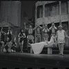 Adair McGowen, Donna McKechnie, Jerry Lester and unidentified others in the 1964 national touring stage production A Funny Thing Happened on the Way to the Forum