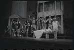 Adair McGowan, Donna McKechnie, Jerry Lester and unidentified others in the 1964 National tour of the stage production A Funny Thing Happened on the Way to the Forum