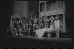 Adair McGowan, Donna McKechnie, Jerry Lester and unidentified others in the 1964 National tour of the stage production A Funny Thing Happened on the Way to the Forum